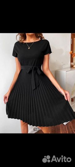 Гофрированное платье