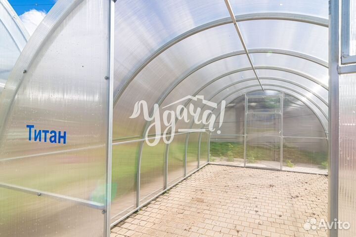 Теплица с поликарбонатом усиленная