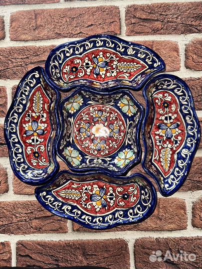 Блюдо менажница, для орехов, сыра, сухофруктов