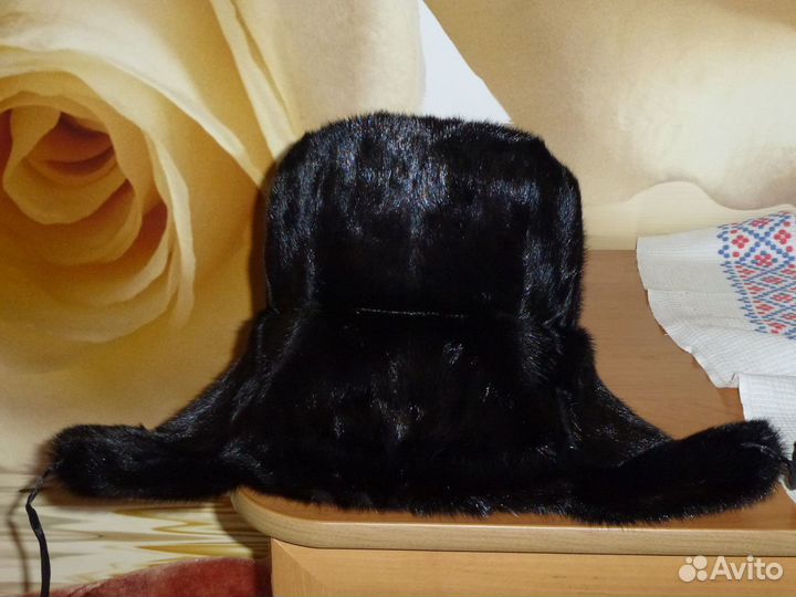 Норковая ушанка Новая