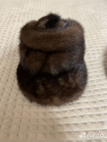 Шапка норковая женская