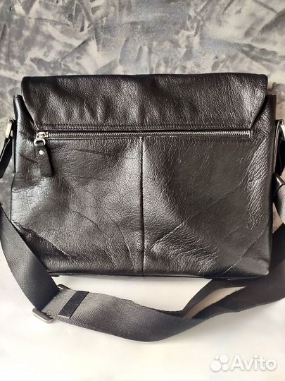 Мужской кожаный портфель сумка для ноутбук