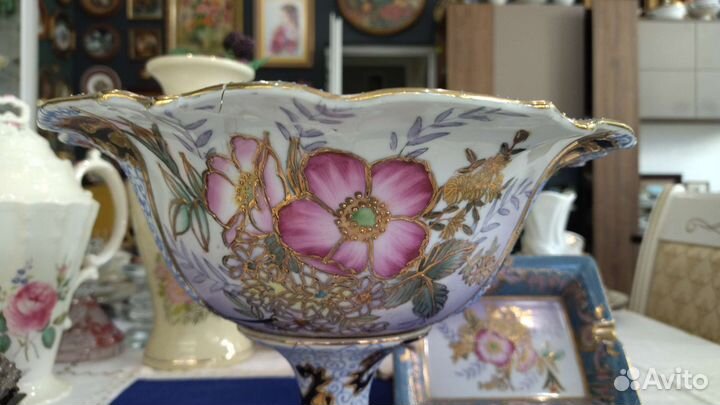 Ваза для фруктов. Пион. Satsuma. Мориаж