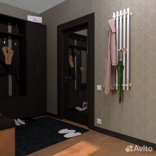 Полотенцесушитель электрический inaro 1200х240 пр