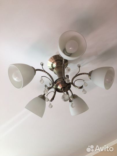 Люстра потолочная бу