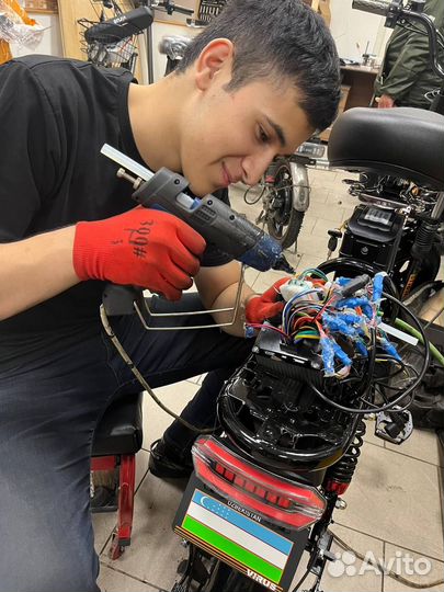 Ремонт электровелосипедов Virus Колхозник