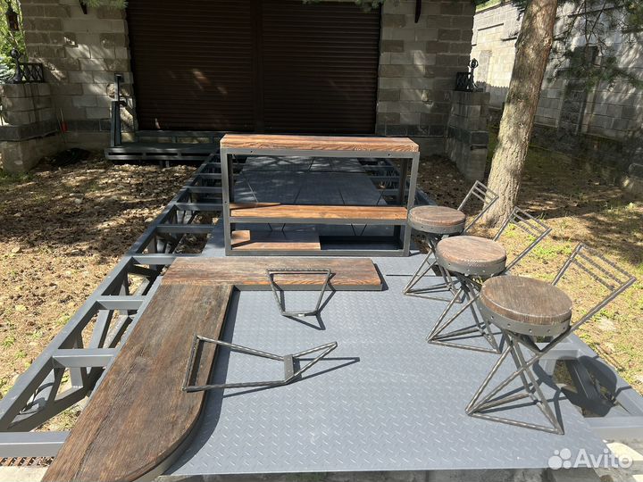 Лофт мебель gf для салона, терассы, зоны барбекю