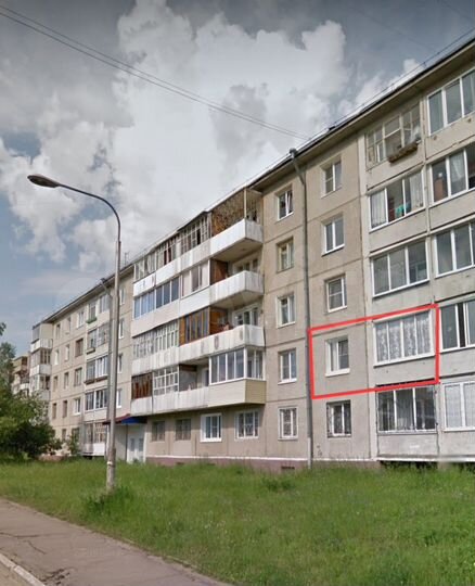 Доля в 3-к. квартире, 64,4 м², 2/5 эт.