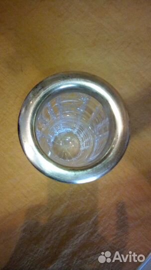 Ваза хрусталь серебро СССР. Родная этикетка