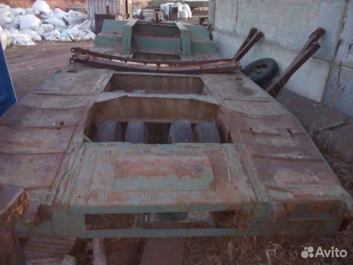 Прицеп трал (тяжеловоз) ЧМЗАП 5208, 1985