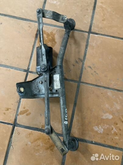 Peugeot 206 трапеция дворников с мотором