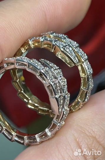 Кольцо с бриллиантами. Золото 585 проба