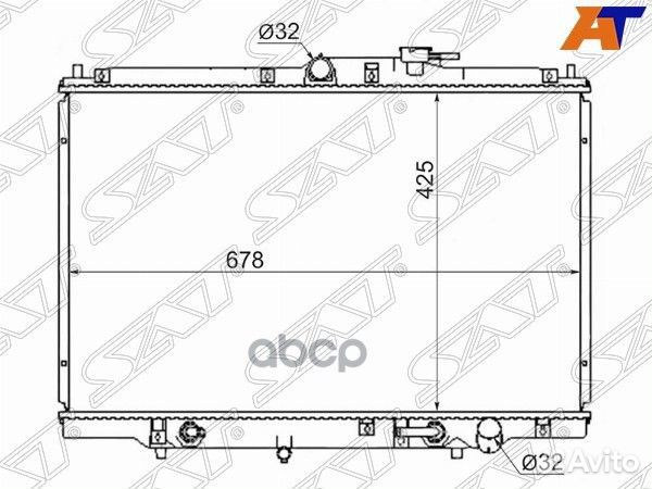 Радиатор Honda Odyssey 94-99 / Shuttle 95-00