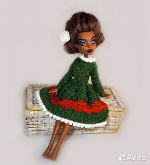 Одежда для куклы Монстер Хай новогоднее