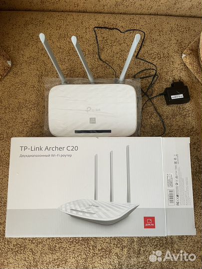 Wi-fi роутер двухдиапазонный AC750