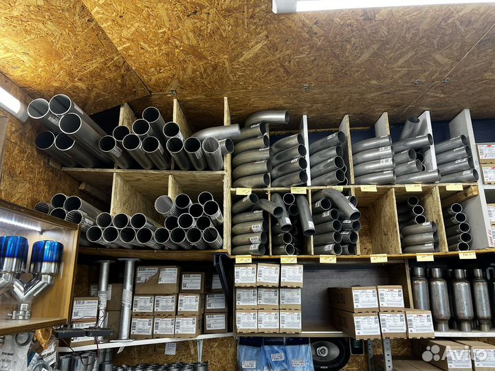 Выхлопная труба для выхлопа прямая перфорированная