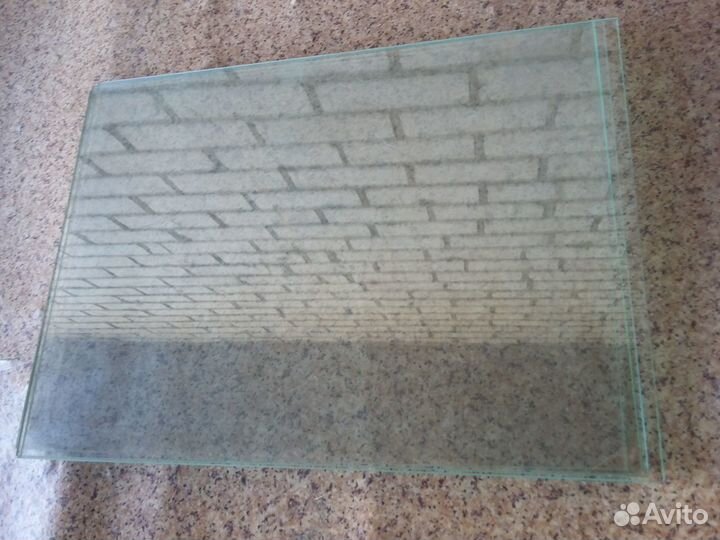 Полки стеклянные 35х26 см, 4шт