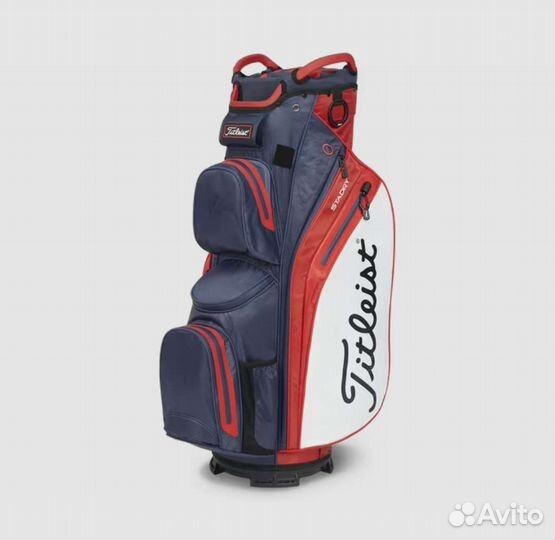 Сумка для гольфа Titleist Cart 14 StaDry, кр-сн