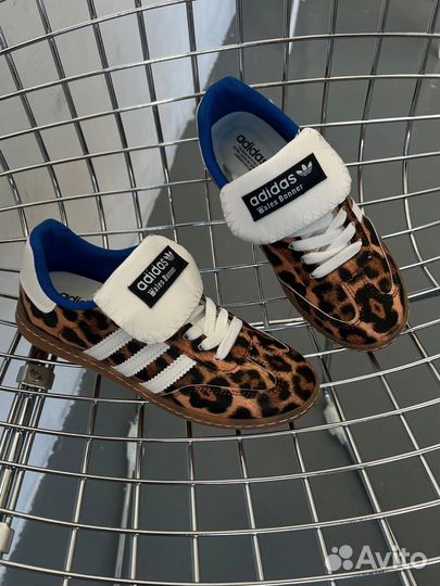 Кеды adidas samba pony x wales bonner leopard