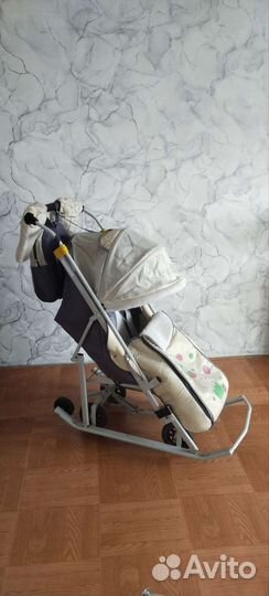 Детские санки коляска