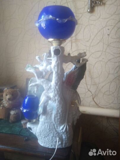 Лампа настольная фарфор. Япония