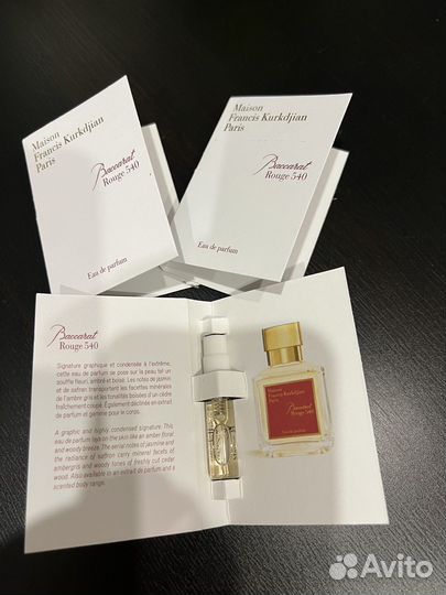 Baccarat 540, Fleur Narcotique. Оригинал