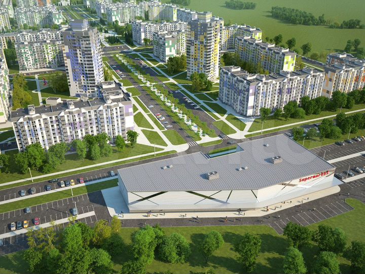 2-к. квартира, 63,5 м², 7/19 эт.
