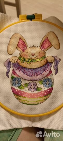 Набор для вышивания Пасхальный Зайка