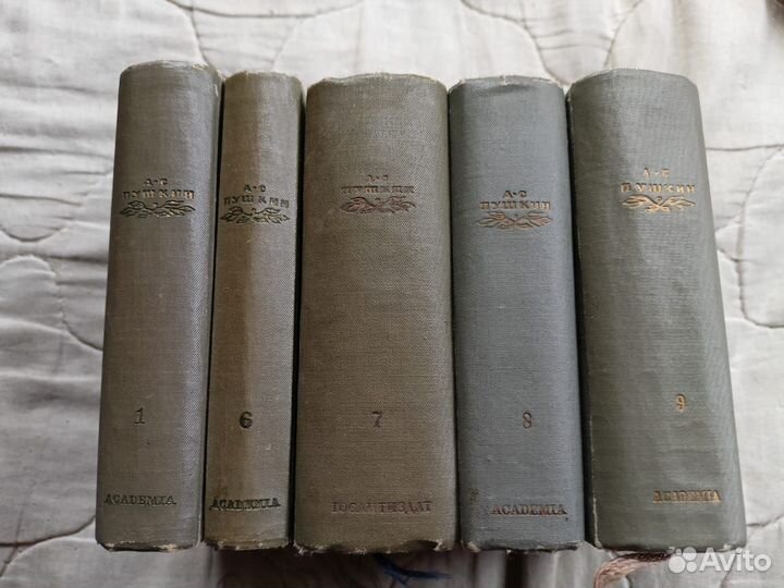 А. С. Пушкин, собрание сочинений, Academia