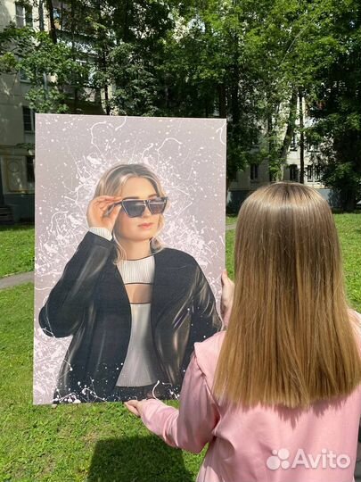 Портрет по фото,картина на холсте