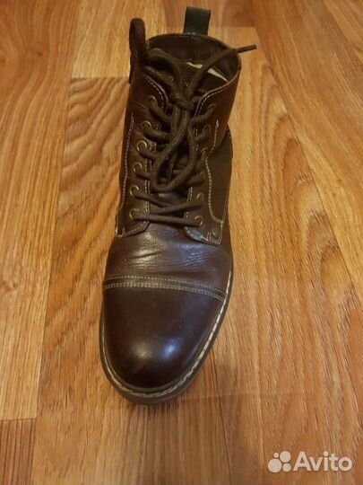Кожаные Ботинки тёплые 42 размер новые