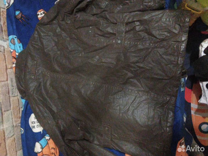 Куртка ткань под кожу размер 52-56