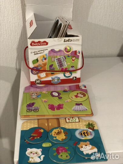 Пирамида Fisher price и лото для малышей