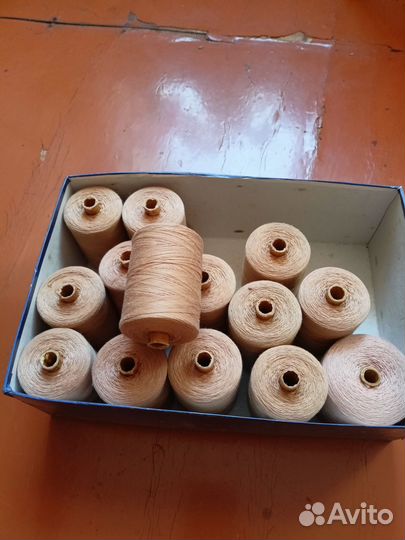 Нитки швейные, армированные