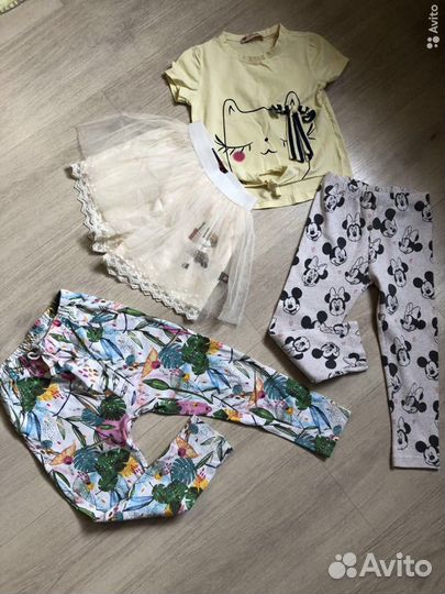 Вещи пакетом на девочку 104 размер