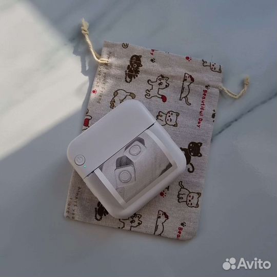 Портативный принтер для наклеек, чеков, фотографий