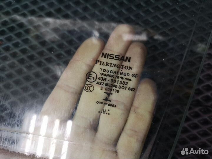 Стекло двери левое Qashqai J11 2013г оригинал