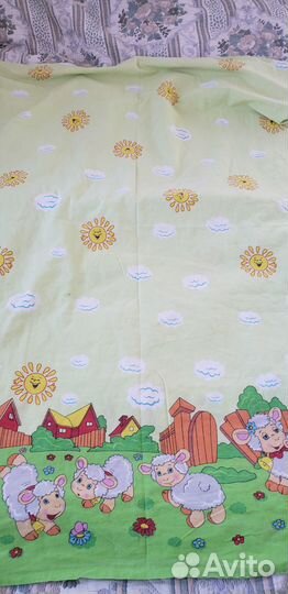 Комплект детский Пододеяльник наволочки простыня
