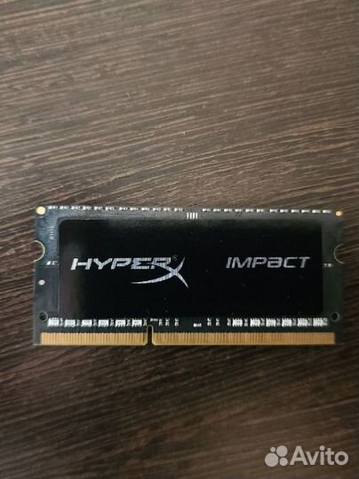 Оперативная память Kingston HyperX 8 гб ddr3l