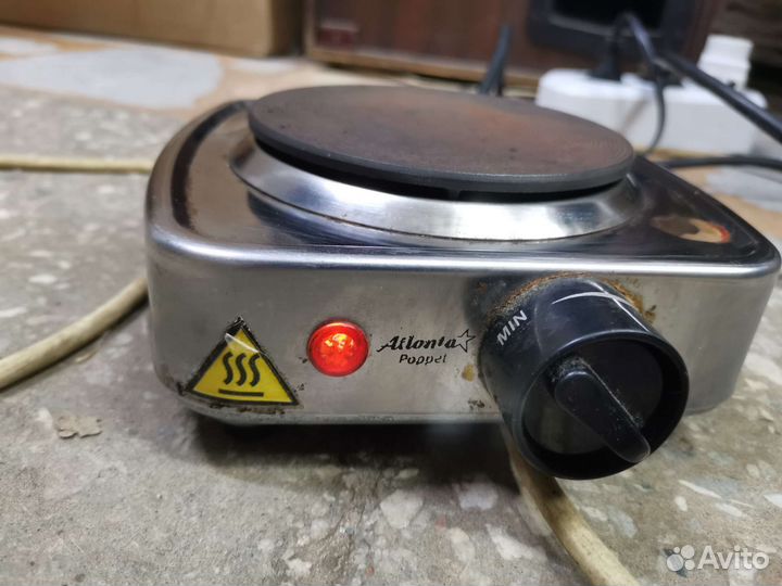 Электроплитка одноконфорочная atlanta ATH-220 (Ч)