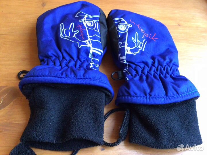 Варежки зимние детские 3 года