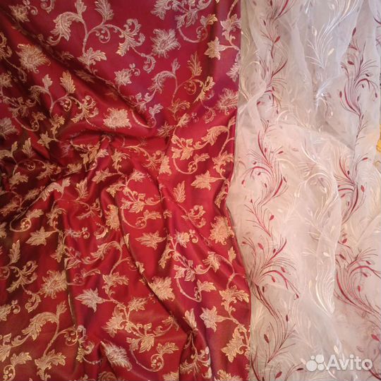 Комплект шторы и тюль