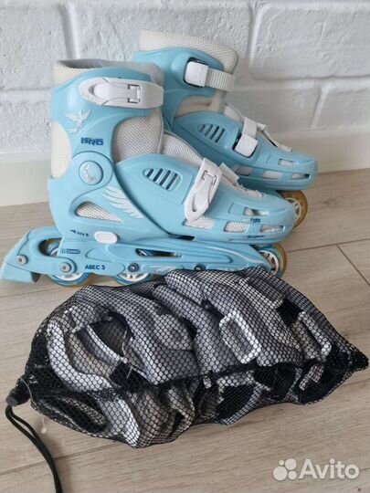 Роликовые коньки детские раздвижные