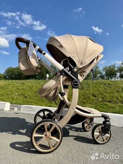 Коляска Dalux 2 в 1 песочный