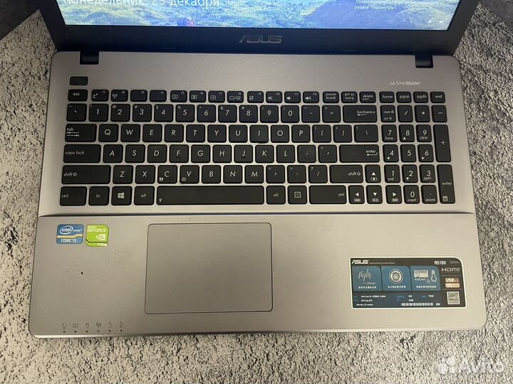 Шустрый ноутбук asus a550v/ i5-3230/ 740m