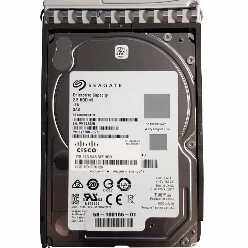 [UCS-HD1T7K12N] Жесткий Диск Cisco 1tb Sas 2.5" Ucs-Hd1t7k12n