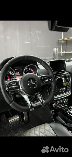 Руль менседес амг карбон amg с красной строчкой