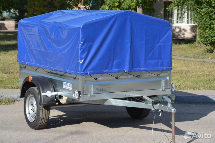 Прицеп легковой Вепрь Цинк 2.0х1.3 тент 700 мм