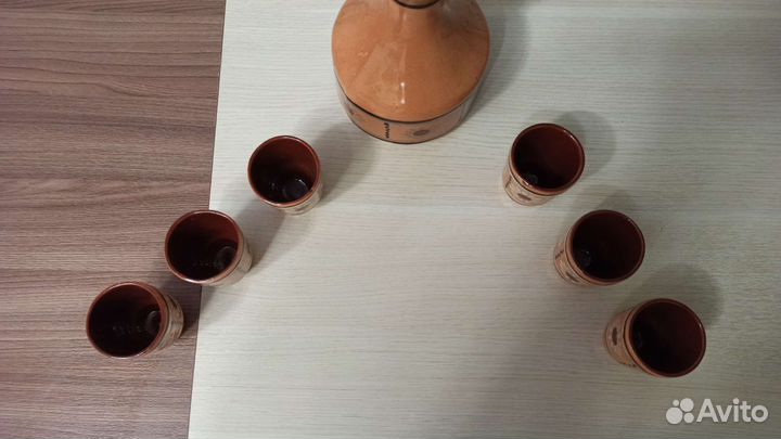Набор для вина глиняный СССР