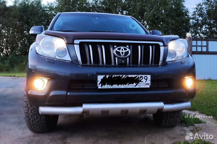 Защита бампера Toyota Prado 150